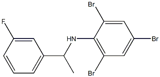 2,4,6-tribromo-N-[1-(3-fluorophenyl)ethyl]aniline