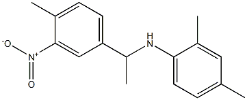 2,4-dimethyl-N-[1-(4-methyl-3-nitrophenyl)ethyl]aniline