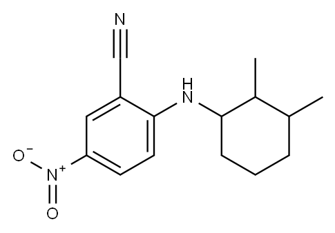 2-[(2,3-dimethylcyclohexyl)amino]-5-nitrobenzonitrile