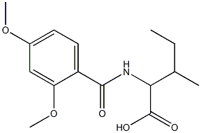 2-[(2,4-dimethoxyphenyl)formamido]-3-methylpentanoic acid