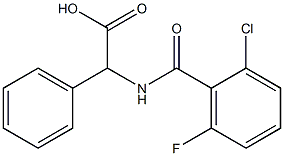 2-[(2-chloro-6-fluorophenyl)formamido]-2-phenylacetic acid