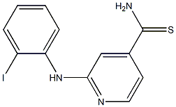 2-[(2-iodophenyl)amino]pyridine-4-carbothioamide