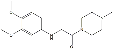 2-[(3,4-dimethoxyphenyl)amino]-1-(4-methylpiperazin-1-yl)ethan-1-one