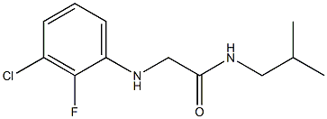 2-[(3-chloro-2-fluorophenyl)amino]-N-(2-methylpropyl)acetamide