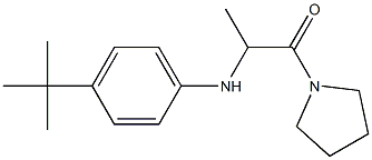 2-[(4-tert-butylphenyl)amino]-1-(pyrrolidin-1-yl)propan-1-one