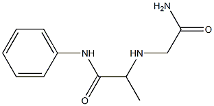 2-[(carbamoylmethyl)amino]-N-phenylpropanamide