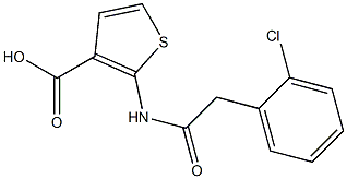 2-[2-(2-chlorophenyl)acetamido]thiophene-3-carboxylic acid