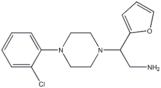 2-[4-(2-chlorophenyl)piperazin-1-yl]-2-(furan-2-yl)ethan-1-amine
