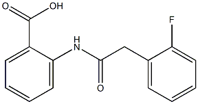 2-{[(2-fluorophenyl)acetyl]amino}benzoic acid