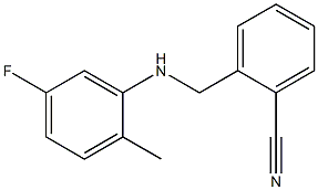 2-{[(5-fluoro-2-methylphenyl)amino]methyl}benzonitrile