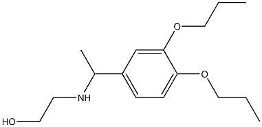 2-{[1-(3,4-dipropoxyphenyl)ethyl]amino}ethan-1-ol