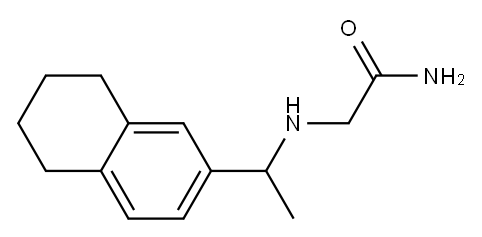 2-{[1-(5,6,7,8-tetrahydronaphthalen-2-yl)ethyl]amino}acetamide