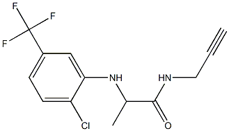 2-{[2-chloro-5-(trifluoromethyl)phenyl]amino}-N-(prop-2-yn-1-yl)propanamide