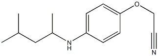 2-{4-[(4-methylpentan-2-yl)amino]phenoxy}acetonitrile