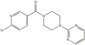 2-{4-[(6-chloropyridin-3-yl)carbonyl]piperazin-1-yl}pyrimidine