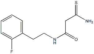2-carbamothioyl-N-[2-(2-fluorophenyl)ethyl]acetamide