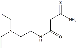 2-carbamothioyl-N-[2-(diethylamino)ethyl]acetamide