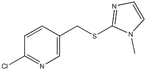 2-chloro-5-{[(1-methyl-1H-imidazol-2-yl)sulfanyl]methyl}pyridine