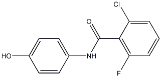 2-chloro-6-fluoro-N-(4-hydroxyphenyl)benzamide