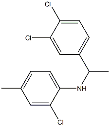 2-chloro-N-[1-(3,4-dichlorophenyl)ethyl]-4-methylaniline