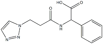 2-phenyl-2-[3-(1H-1,2,3-triazol-1-yl)propanamido]acetic acid