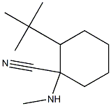 2-tert-butyl-1-(methylamino)cyclohexane-1-carbonitrile