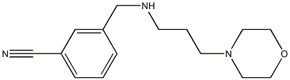 3-({[3-(morpholin-4-yl)propyl]amino}methyl)benzonitrile