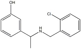 3-(1-{[(2-chlorophenyl)methyl]amino}ethyl)phenol