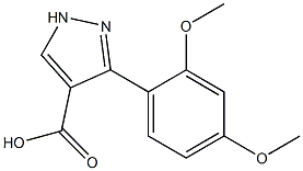 3-(2,4-dimethoxyphenyl)-1H-pyrazole-4-carboxylic acid