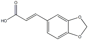 3-(2H-1,3-benzodioxol-5-yl)prop-2-enoic acid Structure