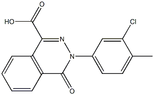 3-(3-chloro-4-methylphenyl)-4-oxo-3,4-dihydrophthalazine-1-carboxylic acid