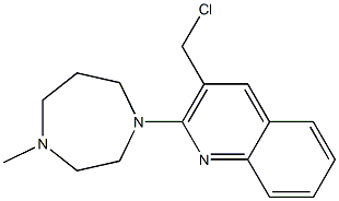 3-(chloromethyl)-2-(4-methyl-1,4-diazepan-1-yl)quinoline