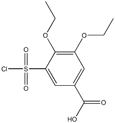 3-(chlorosulfonyl)-4,5-diethoxybenzoic acid