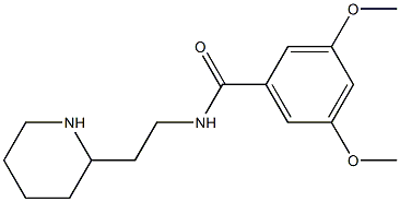 3,5-dimethoxy-N-(2-piperidin-2-ylethyl)benzamide
