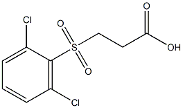 3-[(2,6-dichlorophenyl)sulfonyl]propanoic acid