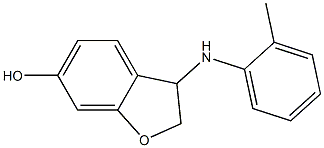 3-[(2-methylphenyl)amino]-2,3-dihydro-1-benzofuran-6-ol