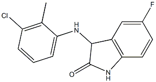 3-[(3-chloro-2-methylphenyl)amino]-5-fluoro-2,3-dihydro-1H-indol-2-one