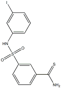 3-[(3-iodophenyl)sulfamoyl]benzene-1-carbothioamide