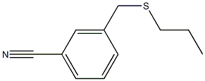 3-[(propylsulfanyl)methyl]benzonitrile