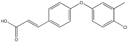3-[4-(4-chloro-3-methylphenoxy)phenyl]prop-2-enoic acid