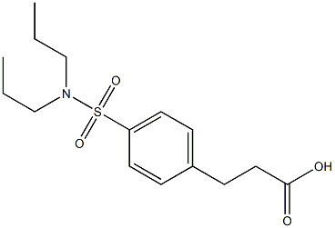 3-[4-(dipropylsulfamoyl)phenyl]propanoic acid