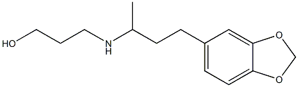 3-{[4-(2H-1,3-benzodioxol-5-yl)butan-2-yl]amino}propan-1-ol