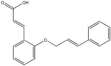 3-{2-[(3-phenylprop-2-en-1-yl)oxy]phenyl}prop-2-enoic acid