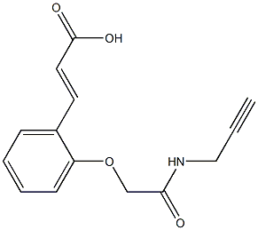 3-{2-[(prop-2-yn-1-ylcarbamoyl)methoxy]phenyl}prop-2-enoic acid