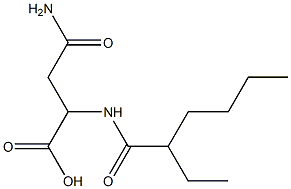 3-carbamoyl-2-(2-ethylhexanamido)propanoic acid