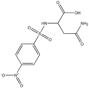 3-carbamoyl-2-[(4-nitrobenzene)sulfonamido]propanoic acid