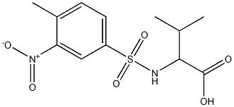 3-methyl-2-[(4-methyl-3-nitrobenzene)sulfonamido]butanoic acid