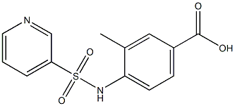 3-methyl-4-[(pyridin-3-ylsulfonyl)amino]benzoic acid