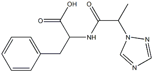 3-phenyl-2-[2-(1H-1,2,4-triazol-1-yl)propanamido]propanoic acid