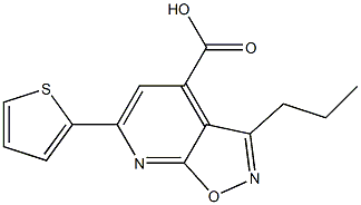 3-propyl-6-(thiophen-2-yl)pyrido[3,2-d][1,2]oxazole-4-carboxylic acid
